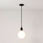 Creative Cables függeszték Függesztett lámpa textil kábellel és színes porcelán részletekkel PDPNERM04-L