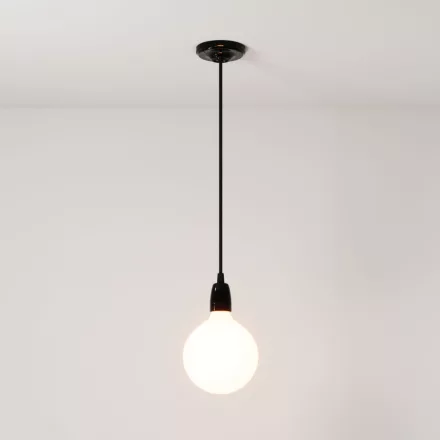 Creative Cables függeszték Függesztett lámpa textil kábellel és színes porcelán részletekkel PDPNERM04-L