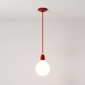   Creative Cables függeszték Függesztett lámpa textil kábellel és színes porcelán részletekkel PDPRORM09-L