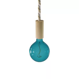   Creative Cables függeszték Függesztett lámpa XL tengeri kötéllel és fa díszekkel PDW1615S06-L