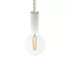 Creative Cables függeszték Függesztett lámpa 2XL 24 mm-es hajózási kötéllel, festett fa részletekkel PDWB2410S10-L