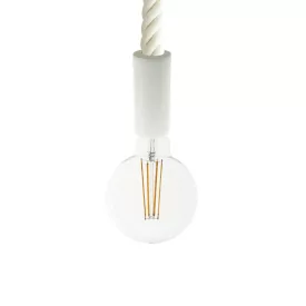   Creative Cables design lámpa 3XL 30 mm-es hajózási zsinórral és festett fa részletekkel ellátott PDWB3010S10-L