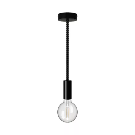 Creative Cables függeszték Függesztett lámpa XL 16 mm-es hajózási zsinórral, festett fa részletekkel PDWN1610S50