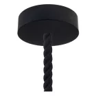 Creative Cables függeszték Függesztett lámpa 2XL 24 mm-es hajózási kötéllel, festett fa részletekkel PDWN2410S50