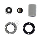 Creative Cables lámpatest Kettős hüvelyes bakelit E14 lámpafoglalat készlet lámpaernyőhöz PL14BBTF