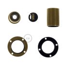 Creative Cables lámpatest Kettős hüvelyes bakelit E14 lámpafoglalat készlet lámpaernyőhöz PL14BOTF