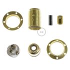 Creative Cables lámpatest Kettős hüvelyes fém E14 lámpafoglalat készlet lámpaernyőhöz PL14MOTTFTERM