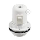 Creative Cables lámpatest Kettős hüvelyes bakelit E27 lámpafoglalat készlet lámpaernyőhöz kapcsolóval PL27BBFIN