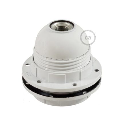 Creative Cables lámpatest Kettős hüvelyes bakelit E27 lámpafoglalat készlet lámpaernyőhöz PL27BBTF