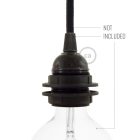 Creative Cables lámpatest Kettős hüvelyes bakelit E27 lámpafoglalat készlet lámpaernyőhöz PL27BNTF