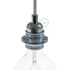 Creative Cables lámpatest E27 fém lámpafoglalat készlet dupla gyűrűs anyával lámpaernyőhöz PL27MARTFTERM