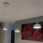 Creative Cables lámpatest E27 fém lámpafoglalat készlet dupla gyűrűs anyával lámpaernyőhöz PL27MARTF