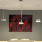 Creative Cables lámpatest E27 fém lámpafoglalat készlet dupla gyűrűs anyával lámpaernyőhöz PL27MARTF