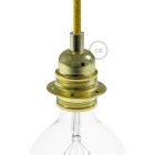 Creative Cables lámpatest E27 fém lámpafoglalat készlet dupla gyűrűs anyával lámpaernyőhöz PL27MOTTFTERM