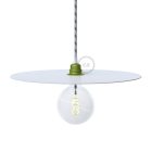 Creative Cables lámpatest E27 fém lámpafoglalat készlet dupla gyűrűs anyával lámpaernyőhöz PL27MZVKIW