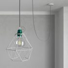 Creative Cables lámpatest E27 fém lámpafoglalat készlet dupla gyűrűs anyával lámpaernyőhöz PL27MZVSME