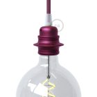 Creative Cables lámpatest E27 fém lámpafoglalat készlet dupla gyűrűs anyával lámpaernyőhöz PL27MZVUVI