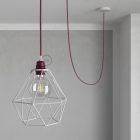 Creative Cables lámpatest E27 fém lámpafoglalat készlet dupla gyűrűs anyával lámpaernyőhöz PL27MZVUVI