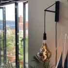 Creative Cables foglalat Hőre lágyuló E27 lámpafoglalat készlet kapcsolóval PL27PNLINB fekete