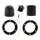 Creative Cables lámpatest Kettős hüvelyes, hőre lágyuló műanyag E27 lámpafoglalat készlet lámpaernyőhöz, húzós PL27PNTFNT