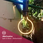 Creative Cables foglalat E27 fekete hőre lágyuló műanyag lámpafoglalat Lumet String Lights lámpákhoz PLC27TPN19