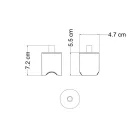 Creative Cables függeszték Kit esse14 lámpatartó függesztett lámpákhoz S14d csatlakozóval PLS14DSPN
