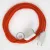 Creative Cables textil lámpakábel Narancssárga műselyem szövet RM15 2P 10A Hosszabbító kábel Made in PRN015RM15