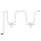 Creative Cables lámpatest Moduláris hordozható kültéri fényfüzér IP65, 2 lámpaernyővel PSE2BIEIVA2BSX08DDBIA-L