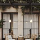 Creative Cables kültéri lámpa Modulair IP65 2-ágú dugaszolható kültéri lámpa törhetetlen Unbreak-a-Ball árnyékokkal