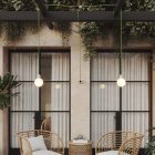 Creative Cables kültéri lámpa Modulair IP65 2-ágú dugaszolható kültéri lámpa törhetetlen Unbreak-a-Ball árnyékokkal