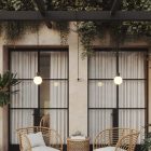 Creative Cables kültéri lámpa Modulair IP65 2-ágú dugaszolható kültéri lámpa törhetetlen Unbreak-a-Ball árnyékokkal