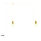 Creative Cables kültéri lámpa F-Snake Modulair hordozható kültéri lámpa IP65, 2 fényforrással PSE2PAMUSN06-L