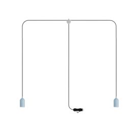   Creative Cables kültéri lámpa T-Snake Modulair hordozható kültéri lámpa IP65, 2 lámpával PSE2PASBSN02