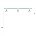 Creative Cables kültéri lámpa Modulair hordozható kültéri fényfüzér IP65, 3 lámpával PSE3BIEIVA2BSX08-L