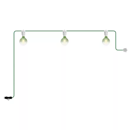 Creative Cables kültéri lámpa Modulair hordozható kültéri fényfüzér IP65, 3 lámpával PSE3BIEIVA2BSX08-L