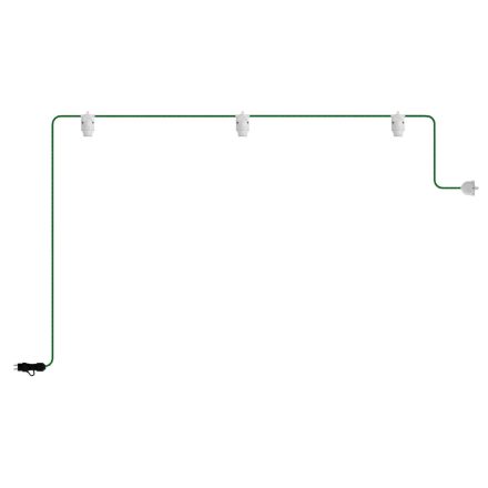 Creative Cables kültéri lámpa Modulair hordozható kültéri fényfüzér IP65, 3 lámpával PSE3BIEIVA2BSX08