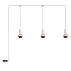 Creative Cables kültéri lámpa E-Snake Modulair hordozható kültéri lámpa IP65, 3 lámpával PSE3EL01BISM01-L