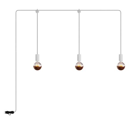 Creative Cables kültéri lámpa E-Snake Modulair hordozható kültéri lámpa IP65, 3 lámpával PSE3EL01BISM01-L