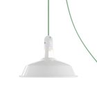 Creative Cables lámpatest Hordozható kültéri Snake lámpa Harbour lámpaernyővel, 5 m-es textil kábel, PSEBISX08PAM09VBL-L IP65