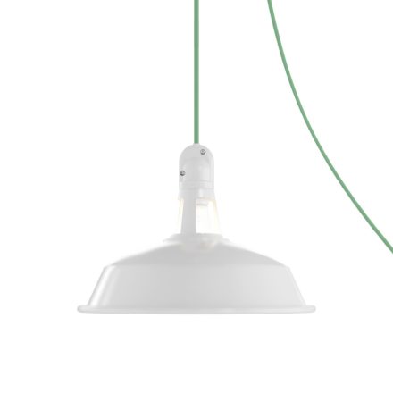 Creative Cables lámpatest Hordozható kültéri Snake lámpa Harbour lámpaernyővel, 5 m-es textil kábel, PSEBISX08PAM09VBL-L IP65