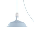 Creative Cables lámpatest Hordozható kültéri Snake lámpa Harbour lámpaernyővel, 5 m-es textil kábel, PSEBISZ11PAM09SB IP65