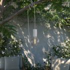 Creative Cables textil lámpakábel Modulair Snake Elegáns, hordozható kültéri lámpa, 5 m-es textil kábel, PSEEL01GGSN02-L IP65