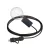 Creative Cables textil lámpakábel Modulair Snake Elegáns, hordozható kültéri lámpa, 5 m-es textil kábel, PSEEL01NESM04-L IP65