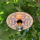 Creative Cables lámpatest Snake Modulair mini Ellepì „Maioliche” lapos lámpaernyővel, hordozható kültéri lámpa, PSEEL02BISM01DD24MA01 IP65