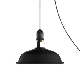   Creative Cables lámpatest Hordozható kültéri Snake lámpa Harbour lámpaernyővel, 5 m-es textil kábel, PSENESM04PAM09VNL-L IP65