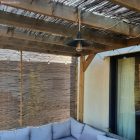 Creative Cables textil lámpakábel Moduláris Snake lengő árnyékolóval, hordozható kültéri lámpa, 5 m-es textil PSENESM04PAM13VNO-L IP65