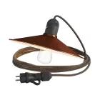 Creative Cables textil lámpakábel Moduláris Snake lengő árnyékolóval, hordozható kültéri lámpa, 5 m-es textil PSENESN04PAM13RAS IP65
