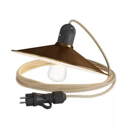 Creative Cables textil lámpakábel Moduláris Snake lengő árnyékolóval, hordozható kültéri lámpa, 5 m-es textil PSENESN06PAM13OTS IP65