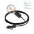 Creative Cables kültéri lámpa Snake EIVA Wi-Fi, hordozható kültéri lámpák, 5 m-es szövetkábelek, IP65 PSEPABKSM04-LSMART