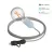 Creative Cables kültéri lámpa Snake EIVA Wi-Fi, hordozható kültéri lámpák, 5 m-es szövetkábelek, IP65 PSEPASBSN02-LSMART